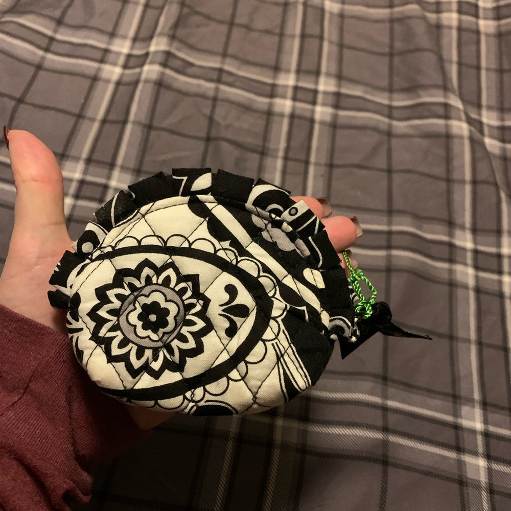Vera Bradley ruffled change purse